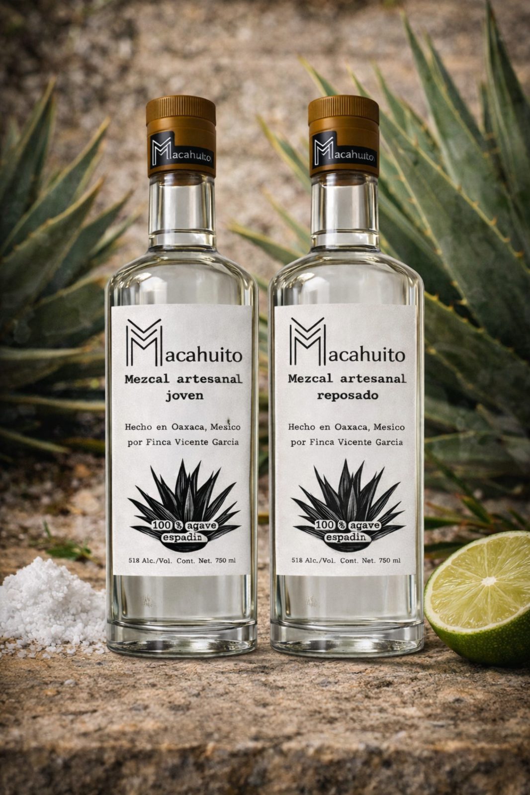 Macahuito - botellas joven y reposado